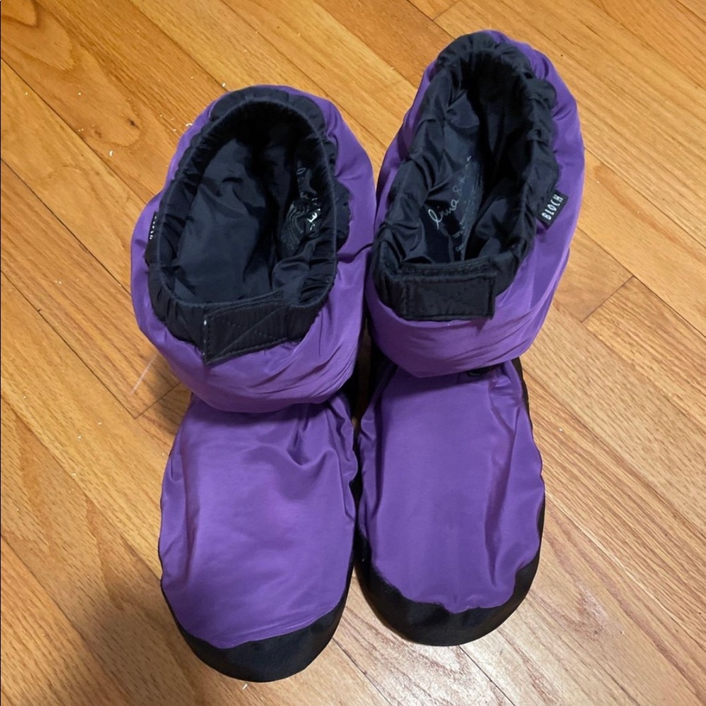 Purple Bloch Dance Booties